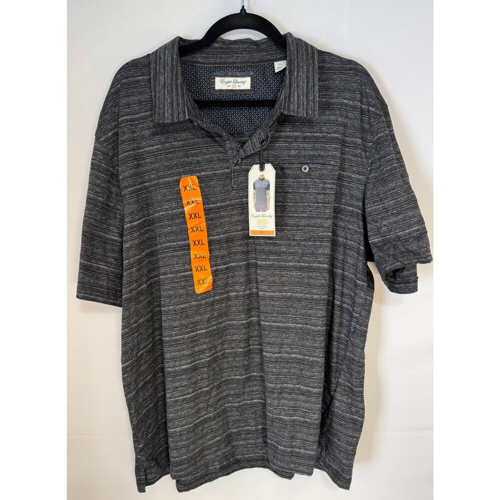 🆕️ English Laundry Men's XXL Polo Shirt Short Sleeve